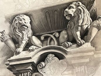 Ephraim Rubenstein, ‘Lions, Basilica de Santa Anunciata, Verona ’, 2022