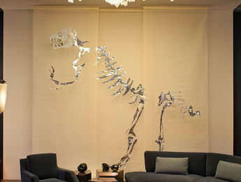 Miguel Cisterna, ‘Le dinosaure, Three Panel Screen’, 2014