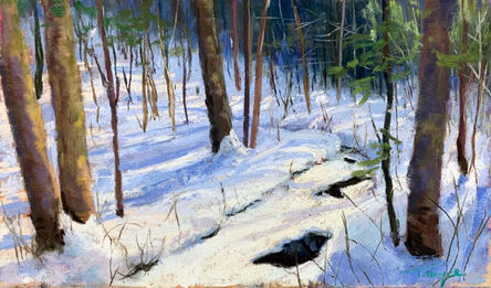 Takeyce Walter, ‘Day 2: Snow Covered Stream ’, February 2020