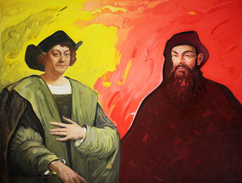 Orest Hrystak, ‘Colomb et Magellan’, 2022