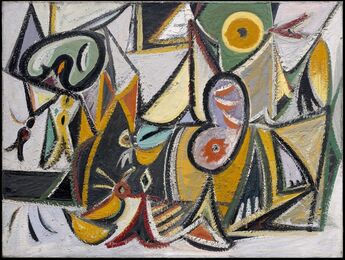 Arshile Gorky, ‘Enigmatic Combat’, 1936-1937