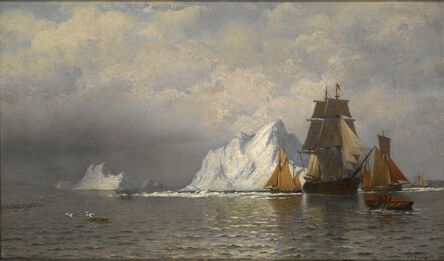William Bradford, ‘Whaler and Fishing Vessels near the Coast of Labrador’, ca. 1880