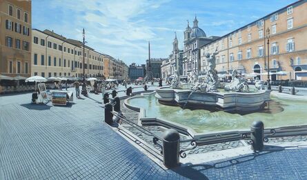 David Wheeler, ‘Study: Luce del Mattino (Piazza Navona, Rome)’, 2012