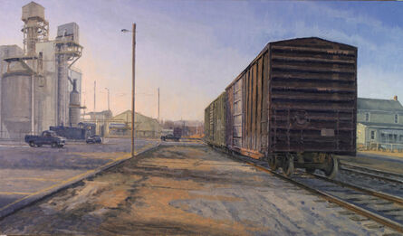Henry Coe, ‘Box Cars and Pulp Mill’, 2011