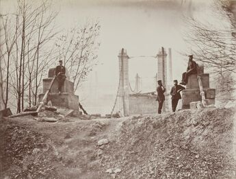 André Adolphe-Eugené Disdéri, ‘Ruins of the Pont de Sèvres’, 1871