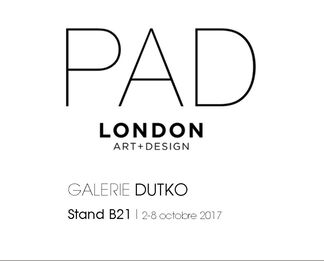 Galerie Dutko at PAD London 2017, installation view