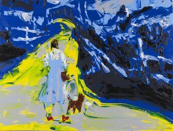 Philippe Le Miere, ‘classic wizard of oz dorothy meets scarecrow’, 2019