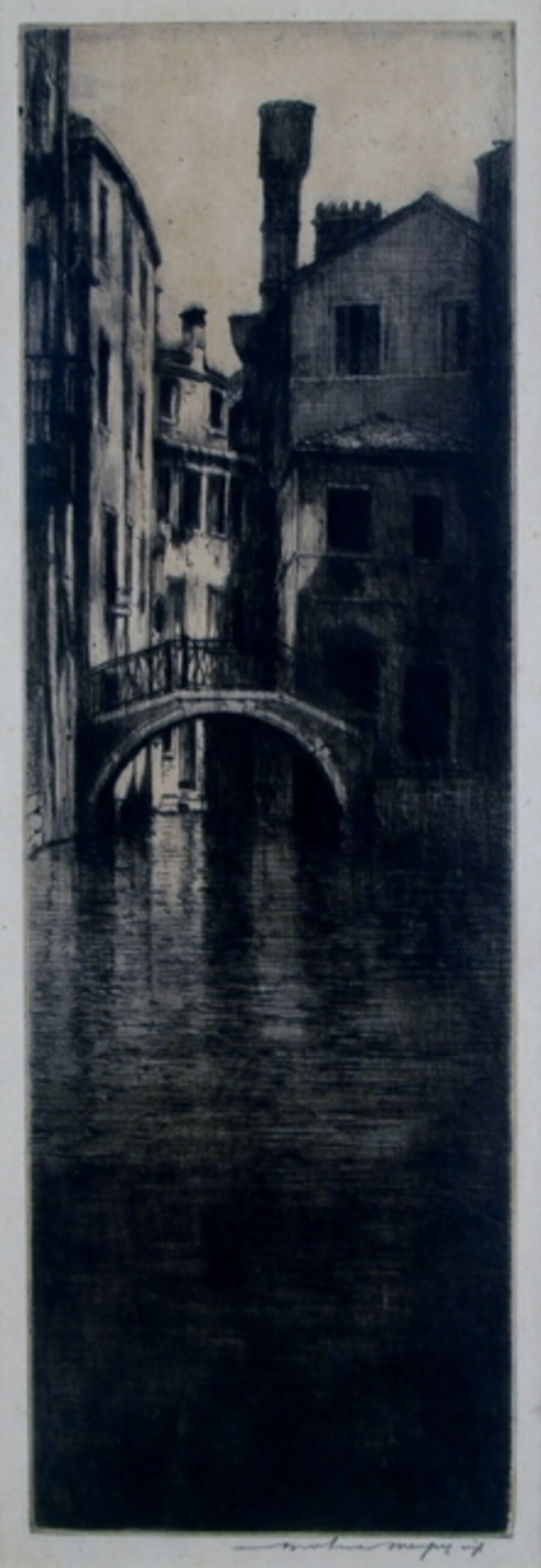 Shadowed Canal, Venice