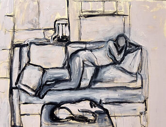 Karen Kosoglad, ‘Wysdom and Gia at Rest’, 2022