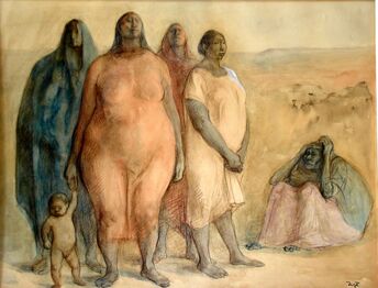 Francisco Zúñiga, ‘Las Tres Generaciones’, 1968