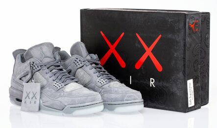 KAWS X Nike, ‘Air Jordan 4 Retro KAWS, Cool Grey/White’, 2017