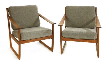 Peter Hvidt, ‘A pair of teak 'FD130' armchairs’