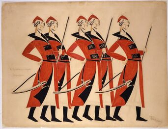 Vladimir Tatlin, ‘Costume design for Life for the Tsar’, 1913-1915