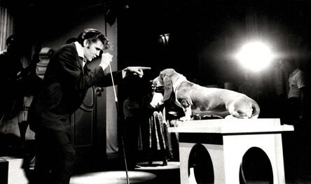 Alfred Wertheimer, ‘Elvis Presley with Hound Dog’, 1960