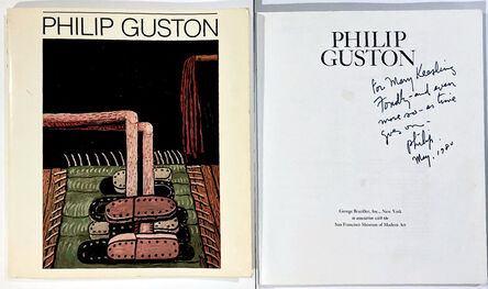Philip Guston, ‘Monograph: Philip Guston (Hand signed and inscribed to major collector by Philip Guston)’, 1980