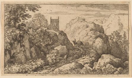 Allart van Everdingen, ‘Cart in a Narrow Pass’, probably c. 1645/1656