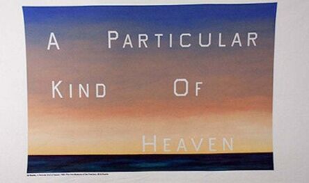 Ed Ruscha, ‘A Particular Kind of Heaven towel’, ca. 2000