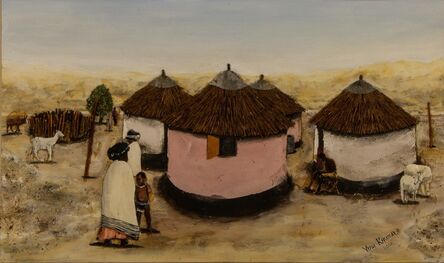 Vusi Khumalo, ‘Huts and Kraal’, 2001