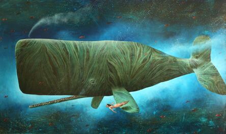 Sylvain Lefebvre, ‘Deep Waters (The Green Whale)’, 2018