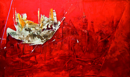 Gilberto Frómeta, ‘Roja vastedad / Red Vastness’, 2010