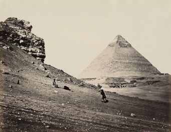 Francis Frith, ‘The Second Pyramid from the Southeast, Egypt’, 1858