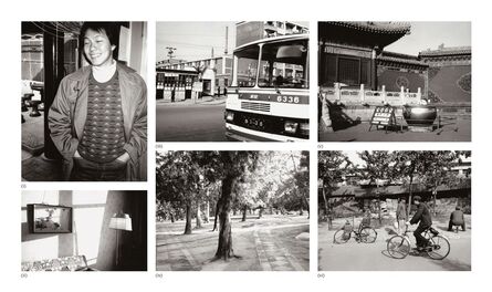 Andy Warhol, ‘Six works: (i) Alfred Siu; (ii) Interior; (iii) Street Scene (Bus); (iv) Wooded Park; (v) Temple Entrance; (vi) Street Scene with People and Bicycles’, 1982