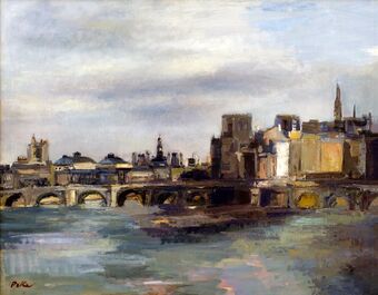 Marion Pike, ‘Ile de la Cite, Paris’, ca. 1970