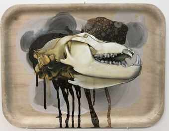 Sampsa Indrén, ‘Head On A Plate IV’, 2018