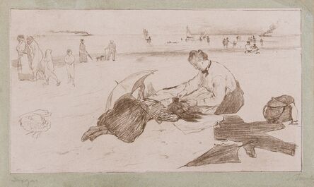 Edgar Degas after by George-William Thornley, ‘Sur le Plage’