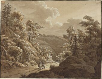 T. Lamey, ‘Road through the Woods near Kresselbach’, 1805