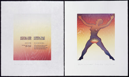 Judy Chicago, ‘Voices from the Song of Songs: Yes, I am black and radiant’, 1998