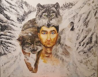 Reny Gab, ‘WOLF PACK LEADER I’, 2023