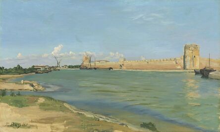 Frédéric Bazille, ‘The Ramparts at Aigues-Mortes’, 1867
