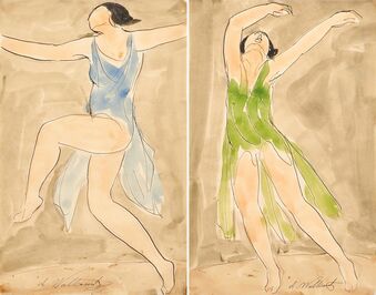 Abraham Walkowitz, ‘Isadora Duncan’