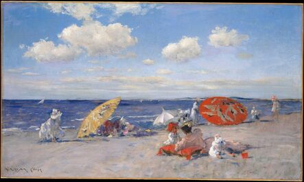 William Merritt Chase, ‘At the Seaside’, ca. 1892