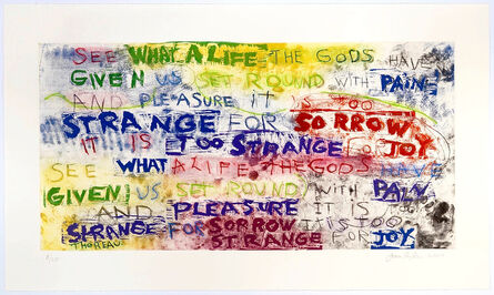 Joan Snyder, ‘See what a life...’, 2010