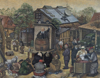 Juliy Vedernikov, ‘Untitled (Barrel of Laughs)’, 1977