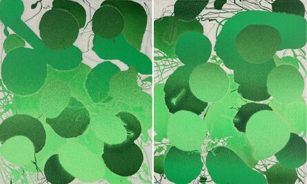 Xiao Bo, ‘Sketches 2017 – Green 15’, 2017