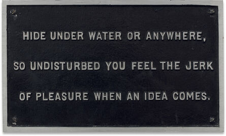 Jenny Holzer, ‘Untitled, from Survival Series’, 1983-85