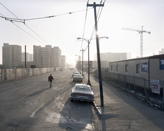 Janet Delaney, ‘Howard Street toward Fourth, from the series South of Market, 1978-1986’, 1981-printed 1998
