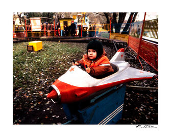 Ken Hawkins, ‘Child Riding Gorky Park MiG Moscow, USSR’, 1986