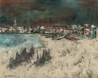 Sol Wilson, ‘Beach with Nets’