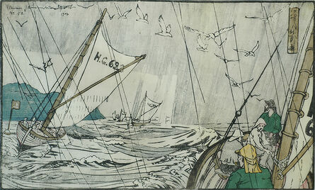 Bror Julius Olsson Nordfeldt, ‘North Sea Fishermen’, 1906