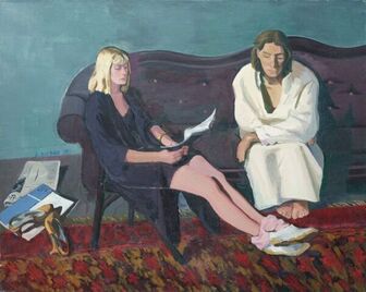 Salvatore Del Deo, ‘Claudia Cooper and Lidia Vivante’, 1985