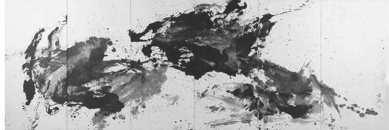 Huang Rui 黄锐, ‘Black and White Chinese Landscape Painting’, 1987, Painting, Ink on Paper, 10 Chancery Lane Gallery
