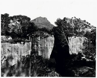 Erle Loran, ‘Bibémus quarry with Mont Sainte-Victoire’, 1935