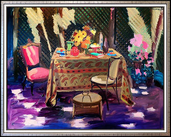 Joseph O'Sickey, ‘Table on Terrace’, 1980