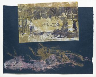 Nancy Spero, ‘Untitled (Cimetière de Varsovie à l'extérieur du ghetto)’