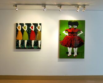 From Figure to Color, Recent Works by Carolina Convers, installation view