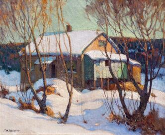 John William Beatty, ‘Old House Humber Vallery’, 1918